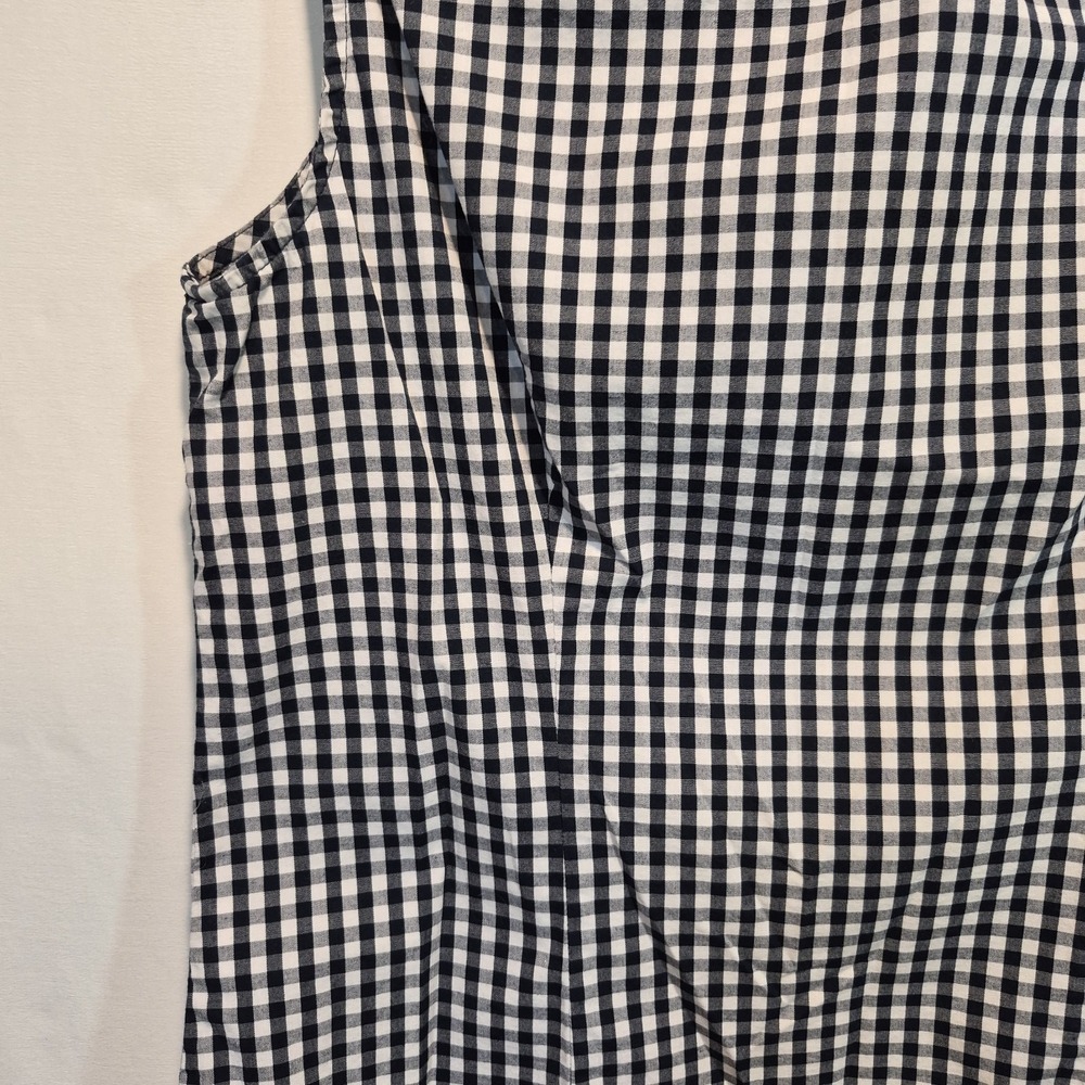 J Crew Womens Sz Sm Top Preppy Coastal Grandma Americana Summer Casual Gingham - Picture 9 of 12